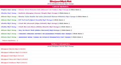 Desktop Screenshot of bhojpurimp3.net